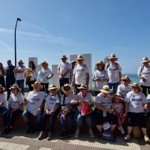 Foto de familia caminata de primavera en Cambrils