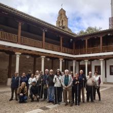 Socios y simpatizantes de SUPO Ciudad Real frente al ermita de Torralba.