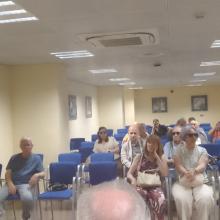 La sala 426 con una panorámica de los asistentes a la reunión de SUPO