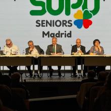 Mesa de intervinientes de SUPO en institucionales en la Asamblea