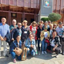 Miembros de UP Almería en el congreso de UP